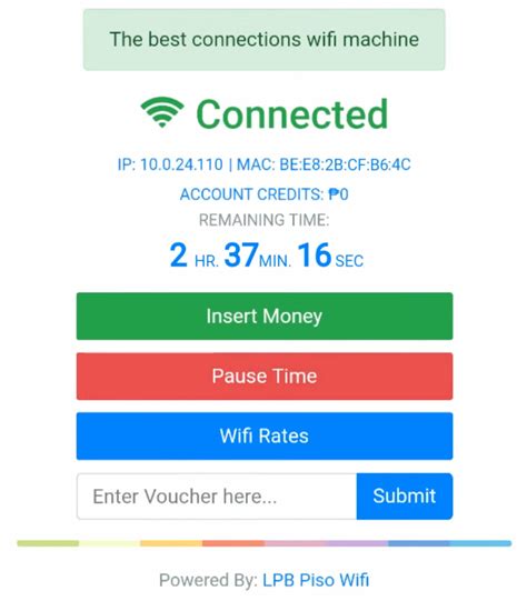 Lpb piso wifi login activation LPB Piso Wifi Voucher Generator - Read online for free