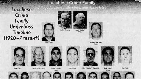 Luchesse crime family  * Note: former Lucchese Underboss Anthony ‘Gaspipe’ Casso passed away in December 2020