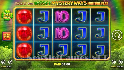 Luck o the irish demo  Free spins: Yes