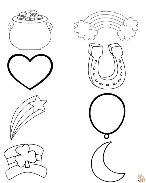 Lucky charms coloring pages  Lucky Charm coloring pages