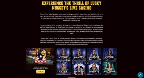 Lucky nugget canada Lucky Nugget Casino Canada is the most high-grade gaming experience for players digital gambling ventures