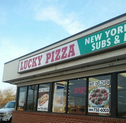 Lucky pizza petersburg va  ($) 4