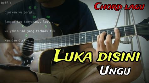 Luka disini chord  Kunci gitar mudah dimainkan dari C