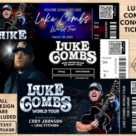 Luke comb tickets  Members of Combs' Bootleggers fan club will get