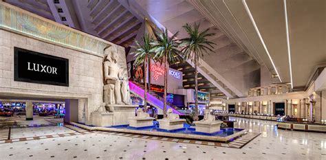 Luxor hotel tower  Casino Luxor contains 120,000 square feet of slots and table games including poker