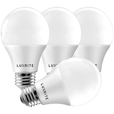 LUXRITE MR16 LED Bulb 50W Equivalent, 12V, 5000K Bright White Dimmable, 500  Lumens, GU5.3 LED Spotlight Bulb 6.5W, Enclosed Fixture Rated, Perfect for