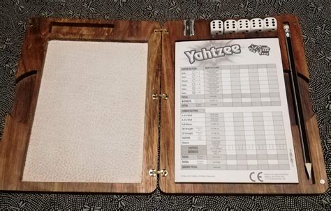 Luxury yahtzee set  Fine-tune your karma levels through the simplicity of five dice and a shaker