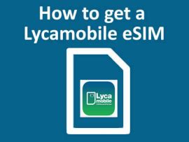 Lycamobile $29 SIM Card With 1 Month Service Plan Included