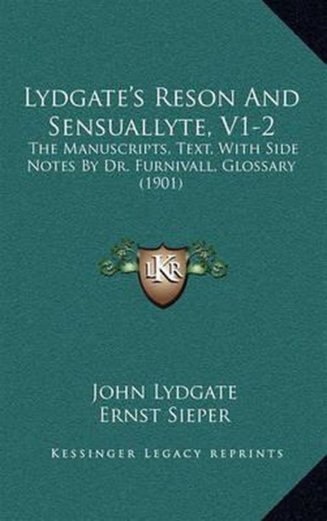 https://ts2.mm.bing.net/th?q=2024%20Lydgate's%20Reson%20and%20Sensuallyte.%20With%20side-notes%20by%20Furnivall%20F.J.%20Volume%201|John%20Lydgate
