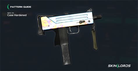 Mac 10 case hardened blue gem patterns  19