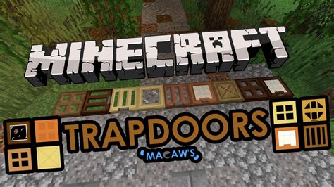 Macaw's trapdoors 2 on Modrinth