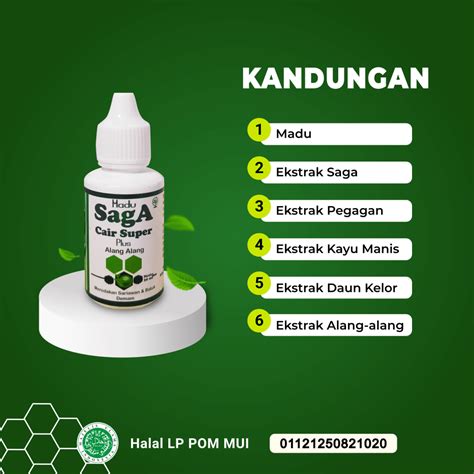 Madu saga  Rp119