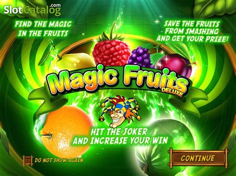Magic fruits demo  In the Free Spins, more multipliers appear for boost to the potential