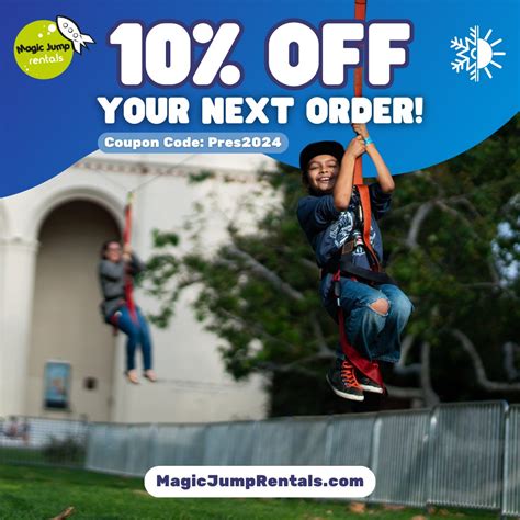 Magic jump rentals coupon com website for latest deals & sales Back to School Sale 2023: Deals Up to 90%!Rent the 10x10 tent to provide some shade and shelter