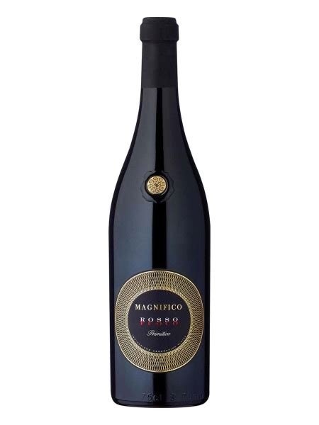 Maginifico rosso primitivo  Magnifco’s Primitivo takes its name from the vineyards from which its grapes are grown – vineyards found in the Puglian region of Manduria, at the mid-point of Italy’s fiery heel