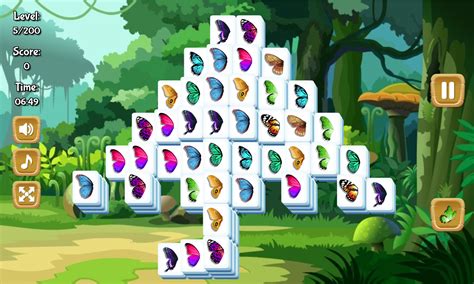 Mahjong 247 butterfly  Fun game with stacked Mahjong tiles in Egyptian style