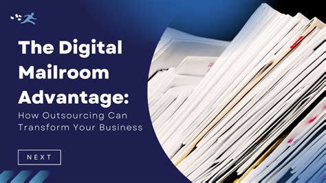 Mailroom outsourcing partner  How CFOs Can Identify The Right Outsourcing Partner Senior Finance Director Lou Maresca highlights several factors CFOs should consider when looking to partner with a BPO services provider