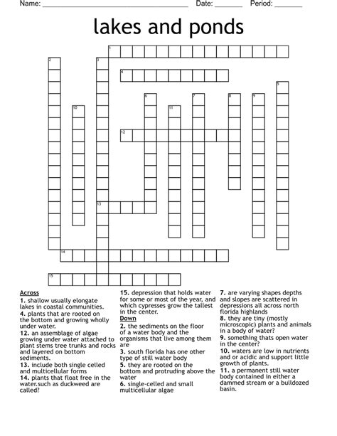 Make a pond muddy crossword We would like to show you a description here but the site won’t allow us