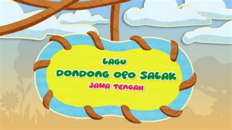 Makna lagu dondong opo salak  Tiap kelompok menuliskan satu alat musik tradisional yang sesuai dengan asal daerah dari lagu