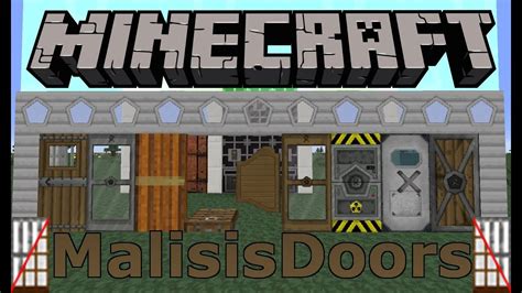 Malisis doors mod 1.19.2 It is doing that by animating them, so they react like they would normally in real life