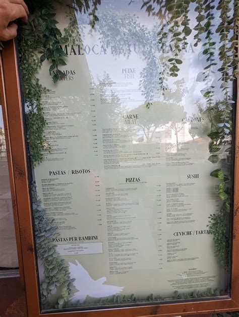 Maloca da tuttapanna menu  Guardar