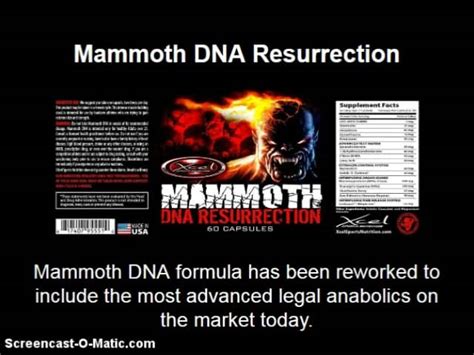 Mammoth dna resurrection complete cycle  Dymatize