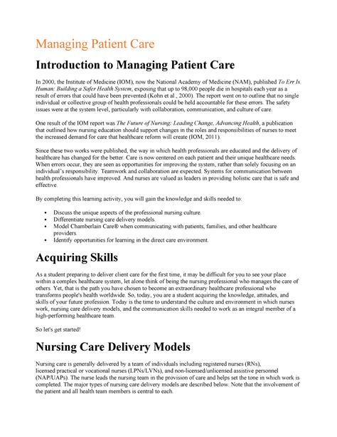 Managing patient care edapt  Models+Lab+Data+Sheet-1