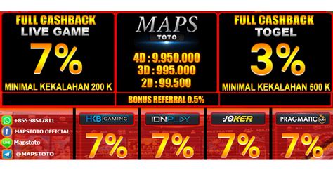 Mapstoto link alternatif  000 Negara : Indonesia Deposit via : Mobile Banking, Bank Transfer, BRI LINK