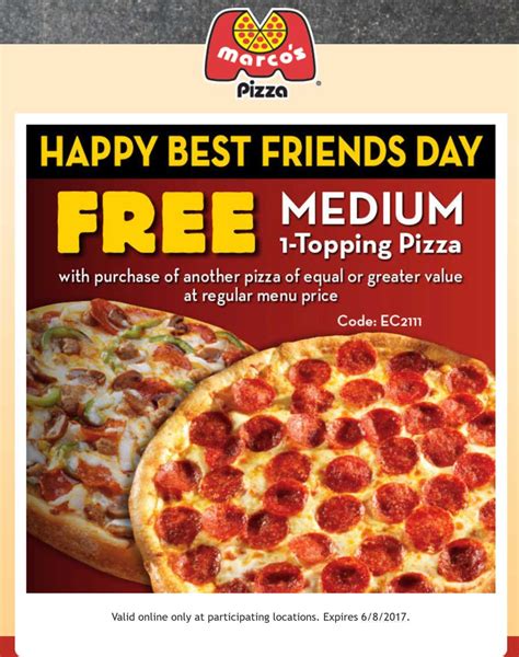 Marcos pizza coupons <em>99 each, and more</em>