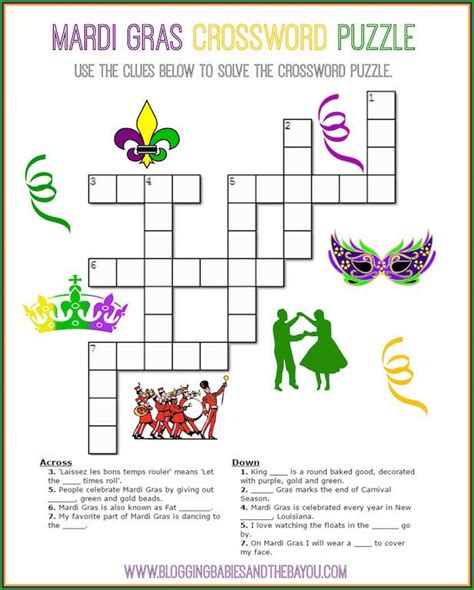 Mardi gras celebrations crossword  If you want some other answer clues, check : NYT August 9 2023 Crossword Answers