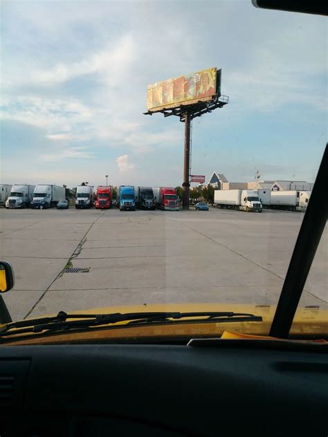 Mardi gras truck stop  People attending the