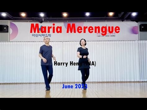 Maria merengue line dance step sheet 