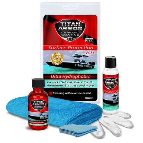 Marine ceramic coating kit  Superior Hydrophobic Properties: DIY ceramic coatings can produce exceptional shine and hydrophobic properties – just like the professional stuff