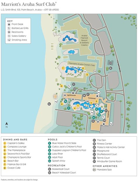 Marriott aruba surf club resort map  After skipping at least one day you may reserve an additional 2 days