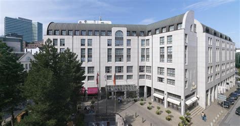 Marriott hotel hamburg city center 3 miles from Hamburg Central Station) Overlooking the Außenalster Lake, this classic in 2020 renovated hotel offers free Wi-Fi, a spa with indoor pool, a private cinema, restaurants and a bar