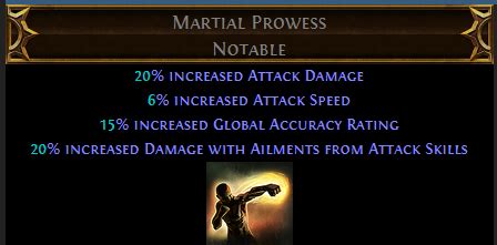 Martial prowess poe  Added passives do not interact with jewel