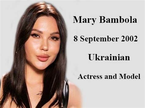 Mary bambola bio  Our Motive For Creating This Website is To Provide Celebrities Biographies in Hindi, Because There are Lot of People Who Want to Read About Their