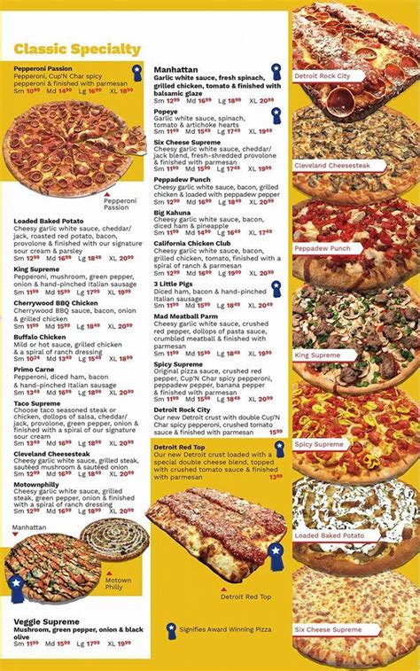 Master pizza (north ridgeville) menu  Arts & Entertainment
