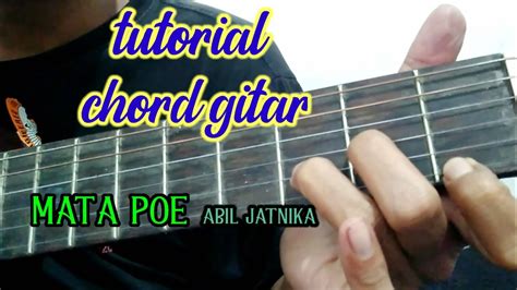 Mata poe chord Chord empat mata, also known as “four-eyed chords,” is a type of guitar chord commonly used in Indonesian music