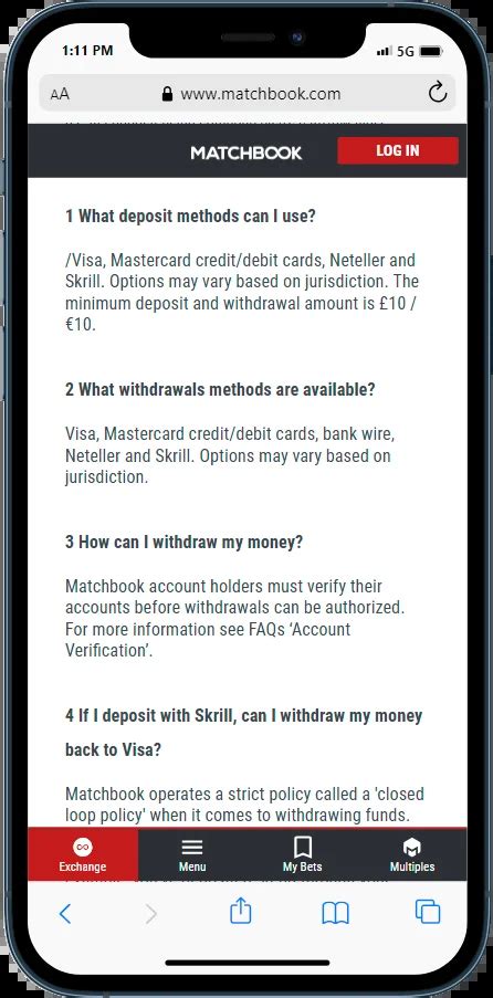 Matchbook withdrawal time  The money should reflect in your bank account the same evening if processed but can take up to 48 hours to reflect in your account depending on your bank