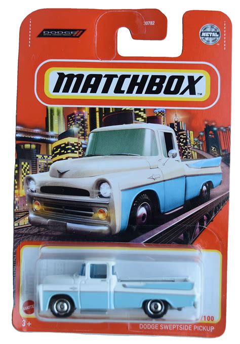 2024 Matchbox Dodge Sweptside Pickup *Showroom* 4.20 S&H …