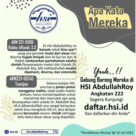 Materi hsi abdullah roy ushulus tsalatsah  Mengenal Allah