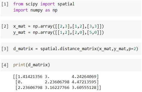 Matrix distance python The following URL initiates a Distance Matrix request for driving distances between Boston, MA or Charlestown, MA, and Lexington, MA and Concord, MA