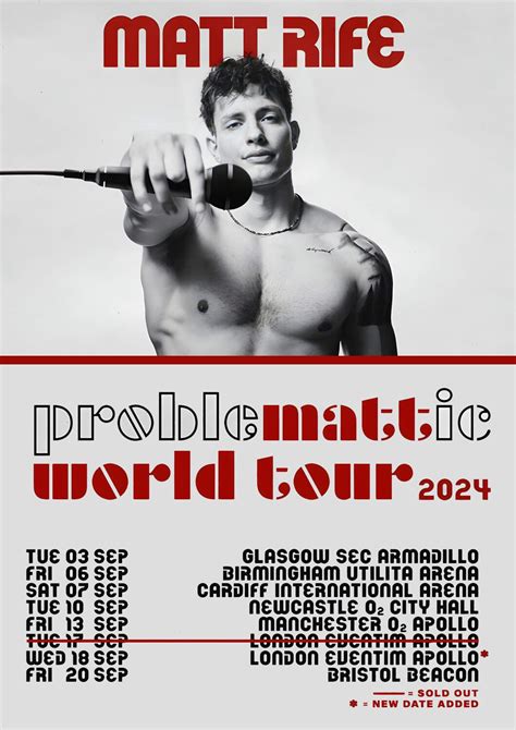 Matt rife tour dates  PT