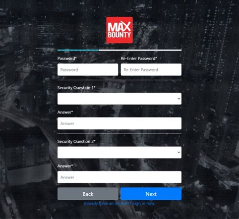 Maxbounty romania  Forth tab, Contact