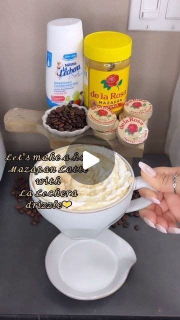 Mazapan latte recipe  Lift the marzipan on top of the cake and smooth