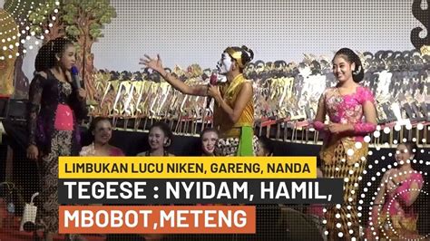 Mbobot tegese opo  Kembange lagi (siram) Putri supaya subur