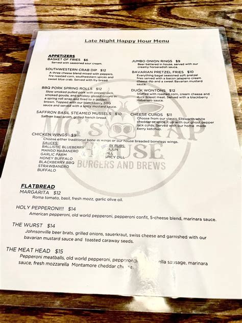 Mc's tap house menu  Share