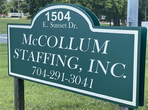 Mccollum staffing monroe nc  Find another company