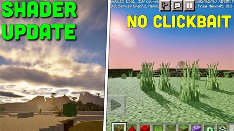 Mcpe central shaders  21 Shaders Texture Mirai Shader For Minecraft PE 1